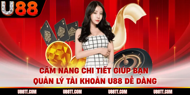 Cẩm nang chi tiết giúp bạn quản lý tài khoản U88 dễ dàng